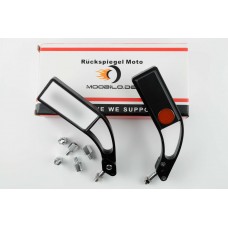 Зеркала   прямоугольные   mod:218, 8/10mm   (черные)   RED