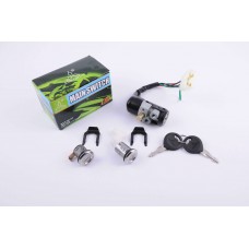 Замок зажигания (комплект)   Honda DIO AF18/27   (5 проводов)   EURORUN