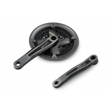 Звезды велосипедные (передние)   24/34/42T   (+2 шатуна L-170mm, квадрат, черные, с защитой)   (OKTALINK GRAY)   OKT