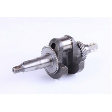 Коленвал   м/б   168F/170F   (6,5/7Hp)   (под шлицы)   (c шестернями) для двигателя с понижающим редуктором AMG