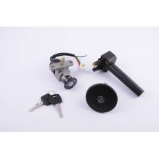 Замок зажигания (комплект)   Yamaha JOG 27V   EURORUN