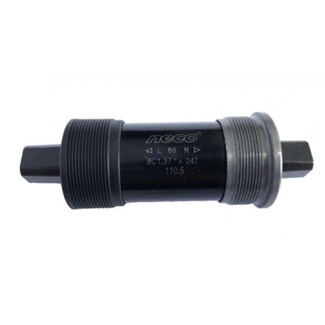 Каретка велосипедная неразборная   (квадрат)   (L-110mm)   (B910P)   (Neco)   KL