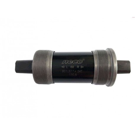 Каретка велосипедна нерозбірна (квадрат) (L-127.5mm) (B910B) (Neco) KL