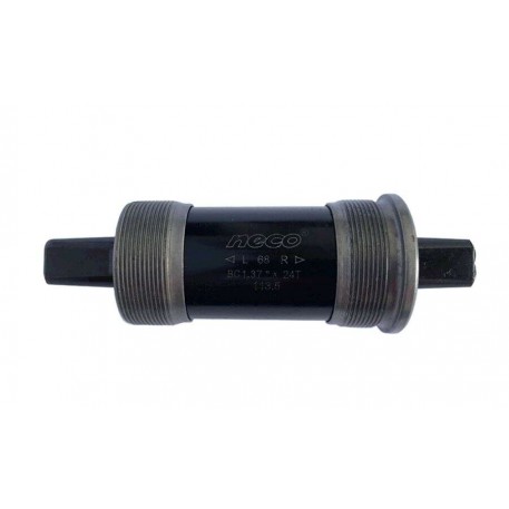 Каретка велосипедная неразборная   (квадрат)   (L-113mm)   (B910)   (Neco)   KL