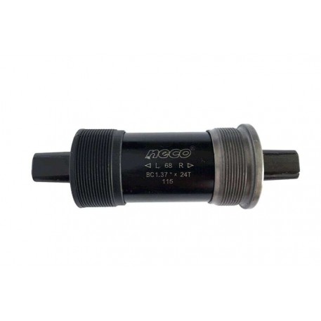 Каретка велосипедная неразборная   (квадрат)   (L-115mm)   (B910P)   (Neco)   KL