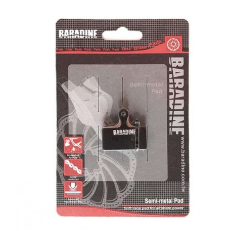 Колодки тормозные велосипедные (дисковые)   Baradine DS-52   KL