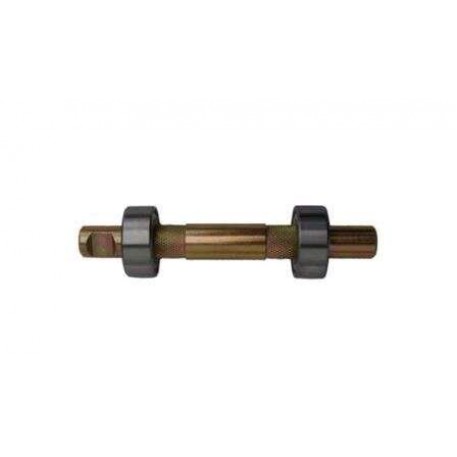 Ось каретки велосипедная   (клин)   (L-140mm) (+ 2  пром подшипника 6902-ZZ)   FN