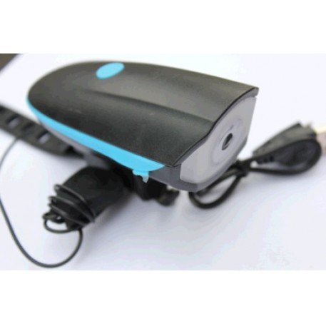 Оптика велосипедна (передня фара) (LED USB General) з сигналом FM