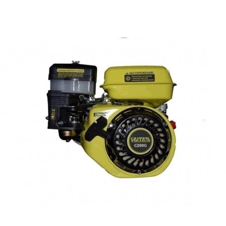 Двигатель м/б   168F   (6,5Hp)   (полный комплект) (вал Ø 19мм, под шпонку) СВІТЯЗЬ C200G EVO