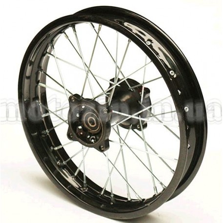 Диск колеса   1,85 * 14  (задний) (спицованый)   PITBIKE   FLD