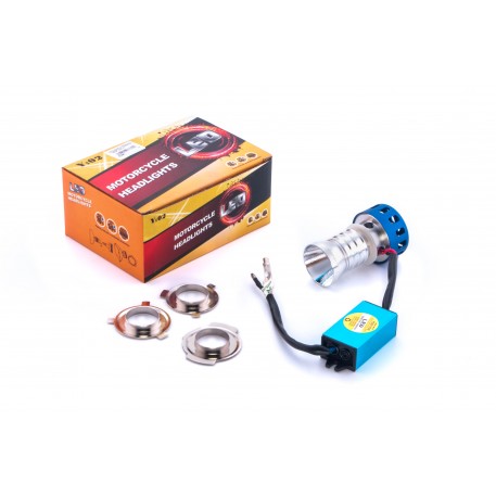 Лампа диодная универсальная с переходниками   (12V 8W/16W)   (mod:2)
