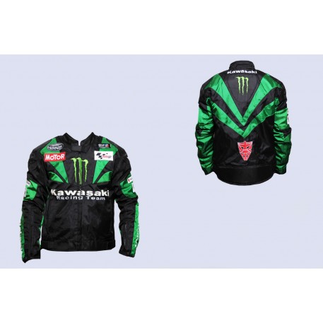 Мотокуртка   KAWASAKI   (текстиль) (size:S, MONSTER ENERGY)