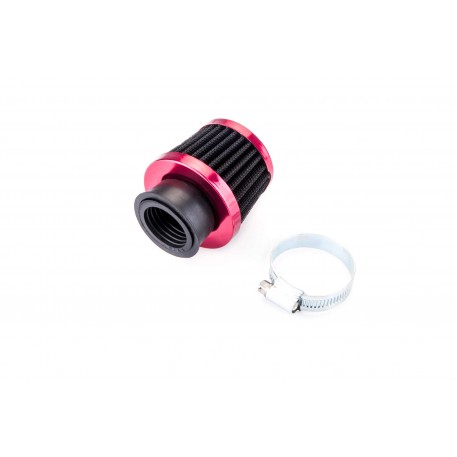 Фільтр повітряний (нульовик) Ø28mm (червоний) KM (mod:KY-A-072)