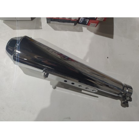 Глушник (тюнінг) 510*96mm (нержавіюча сталь, сопло, хром, прямоток) 118