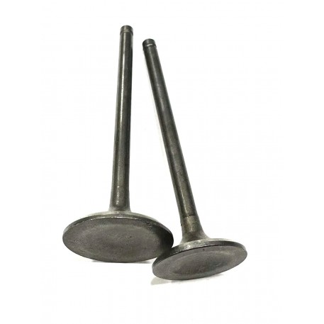 Клапаны (пара, голые)   4T CB250   (впск.- L-91,7mm, d-34mm; вып. L-89.6mm, d-28.5mm)   KOMATCU