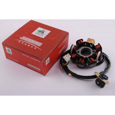 Статор генератора 4T GY6 125/150 (7+1 котушка) JIANXING