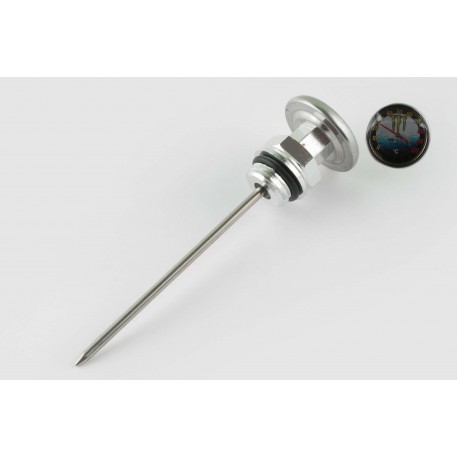 Щуп олії Ø19.0mm, L-137mm (+датчик температури) (сріблястий) RIDE IT