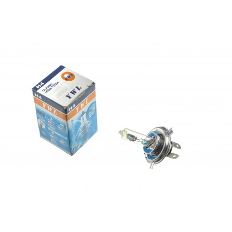 Лампа H4 (авто)   12V 18W/18W   (хамелеон розовый)   TOPCROWN