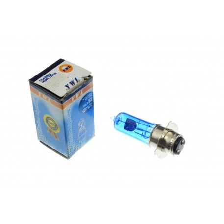 Лампа P15D-25-3 (3 вуса) 12V 50W/50W (супер біла) YWL