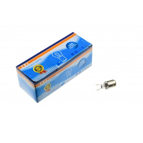 Лампа S25 (двухконтактная)   12V 21W/5W   (стоп, габарит)   TOPCROWN