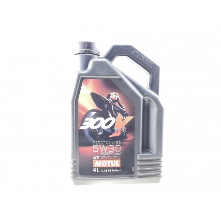 Олія 4T, 4л (синтетика, 5W-30, 300V Line road racing, Above standards) MOTUL (#104111)