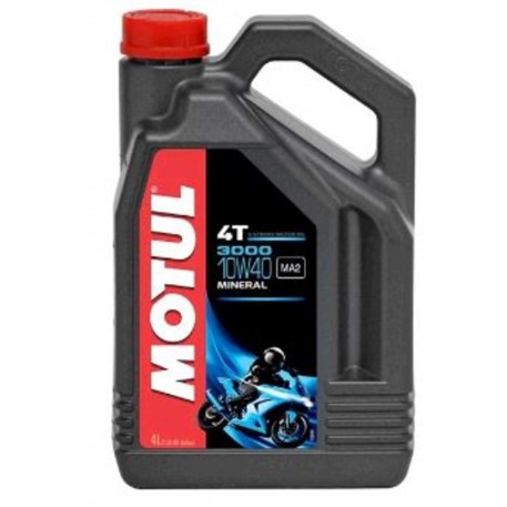 Олія 4T, 4л (мінеральна, 10W-40, 3000, API SG) MOTUL (#107693)