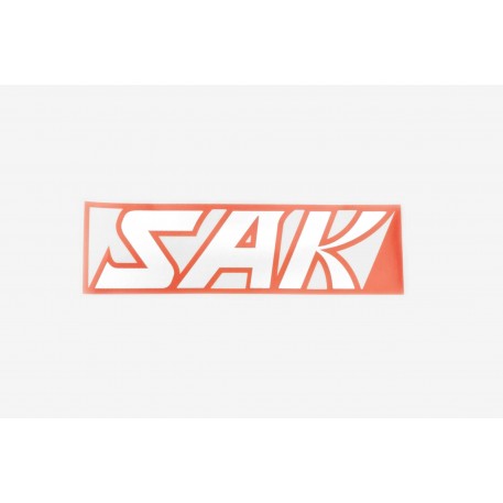 Наклейка   логотип   SAK   (16х5см, черная)   (#6873)
