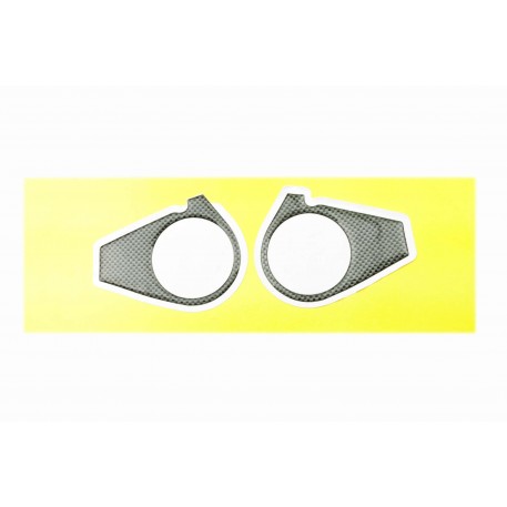 Наклейка декор на траверсу   CARBON   (10х7см)   (5280)