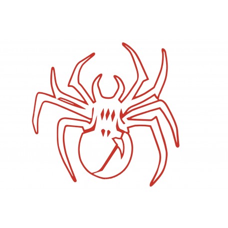 Наклейка   декор   SPIDER   (13х13см)   (#6883)