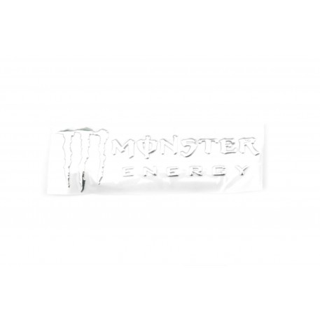 Наклейка   буквы   MONSTER ENERGY   (19х7см, 2шт, хром)   (#4750D)