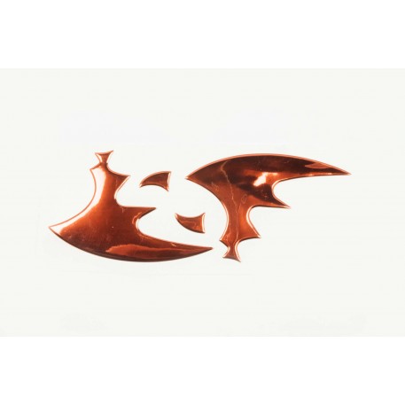 Наклейка   шильдик   WING   (16x6см, красная)   (#4731A)