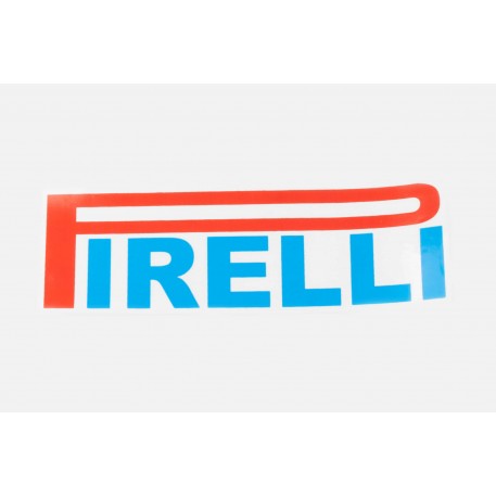 Наклейка логотип PIRELLI (23x7см, жовта) (#0336)