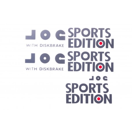 Наклейки (набор)   JOG SPORTS ED   (25х8см)   (#0627)