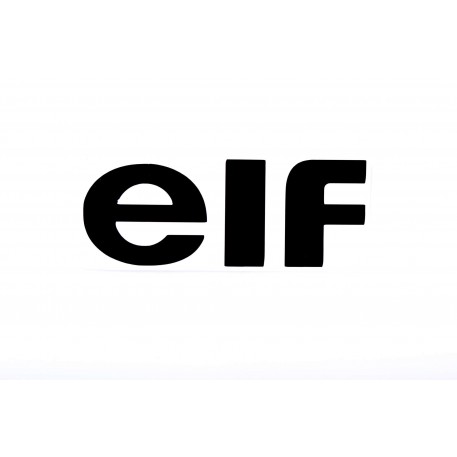 Наклейка   логотип   ELF   (16x6см)   (#1893)