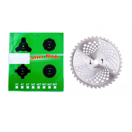 Нож мотокосы   40T   (Ø255/25.4 mm)   (победитовые зубья)   BEST   (mod.B)