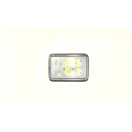 Фара   (в сборе) 4T CB125, CG125   (квадратная, LED, 6 дидов, 18W)   MIS