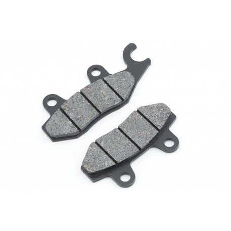 Колодки тормозные   (диск)   4T GY6 50-150   (RACE/STORM, ухо в право, черные)   KOMATCU