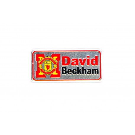 Наклейка   DAVID BECKHAM (16х5см)