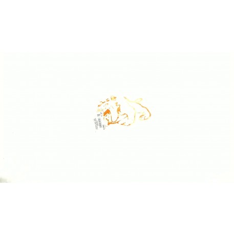 Наклейка   декор   DOG   (12x9cм, красная, левая)   (#HQ007RL)