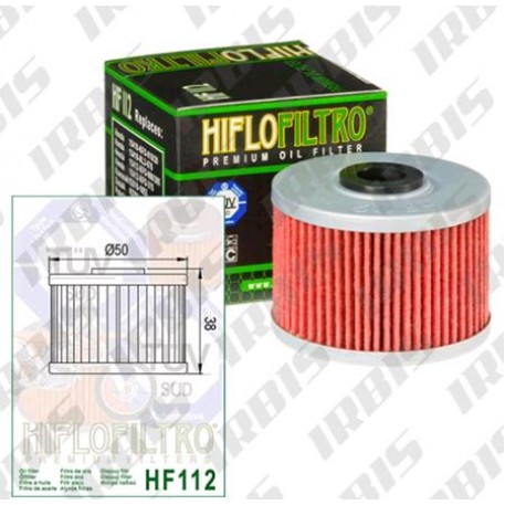 Фильтр масляный   для Honda, Kawasaki, Suzuki, ATV   (Ø50, h-38) (HF 112, KY-A-053)