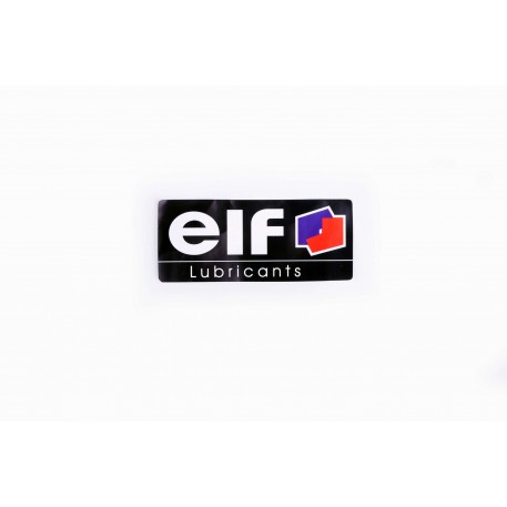 Наклейка   логотип   ELF   (9x4см)   (#0419)