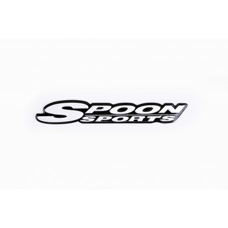 Наклейка   логотип   SPOON SPORTS   (13x2см, алюминий)   (#1643)