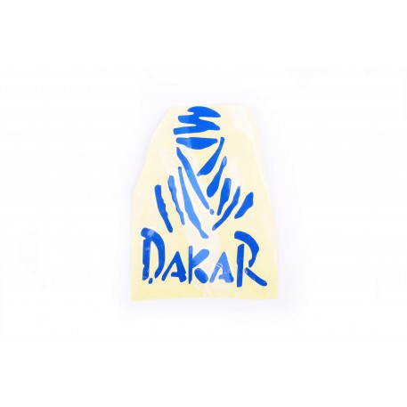 Наклейка   логотип   DAKAR   (9x11см, синяя)   (#HCT20011)