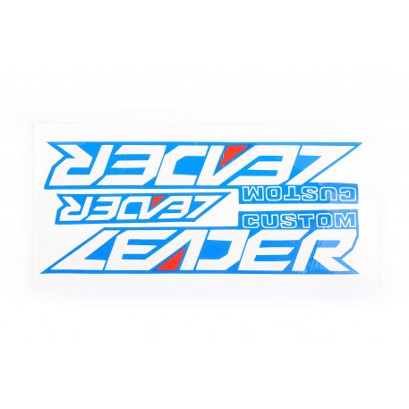 Наклейки (набор)   Honda LEADER CUSTOM   (20х4см, 3шт)   (#1228)