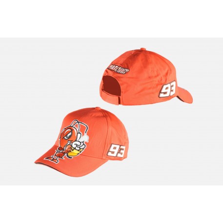 Бейсболка   93 MARC MARQUEZ   (красная, 100% хлопок)