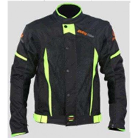 Мотокуртка   (текстиль) ( size:2XL, черная)   (JK37)