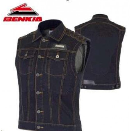 Безрукавка    (джинсовая с защитой) (size:XL) VV