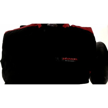 Мотокуртка   SCOYCO   (текстиль) (size:XXL, черно-красная, mod:JK34)