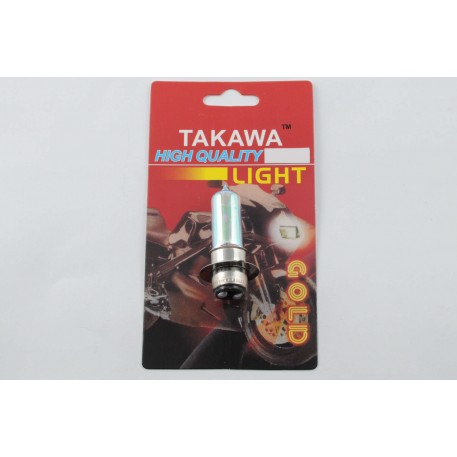 Лампа P15D-25-1 (1 ус)   12V 35W/35W   (хамелеон розовая)   (блистер)   TAKAWA   (mod:A)