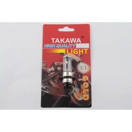 Лампа P15D-25-1 (1 ус) 12V 50W/50W (біла) (блістер) (S-head) TAKAWA (mod:A)
